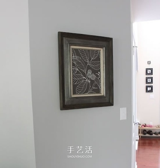 简易不织布装饰画制作 手工布艺装饰画DIY图解- www.aizhezhi.com