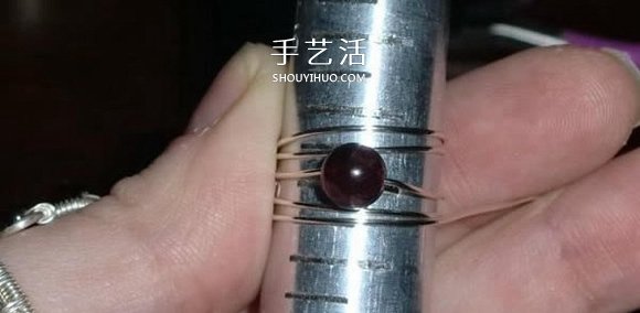 自制完美金属丝作品 金属丝绕线戒指DIY详解- www.aizhezhi.com