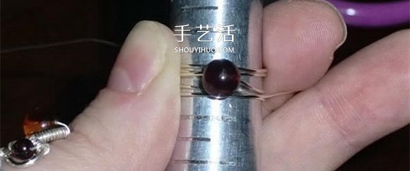 自制完美金属丝作品 金属丝绕线戒指DIY详解- www.aizhezhi.com