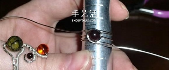 自制完美金属丝作品 金属丝绕线戒指DIY详解- www.aizhezhi.com