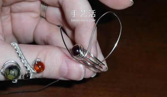 自制完美金属丝作品 金属丝绕线戒指DIY详解- www.aizhezhi.com