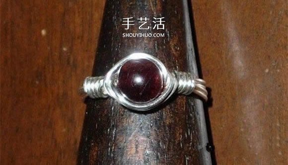 自制完美金属丝作品 金属丝绕线戒指DIY详解- www.aizhezhi.com