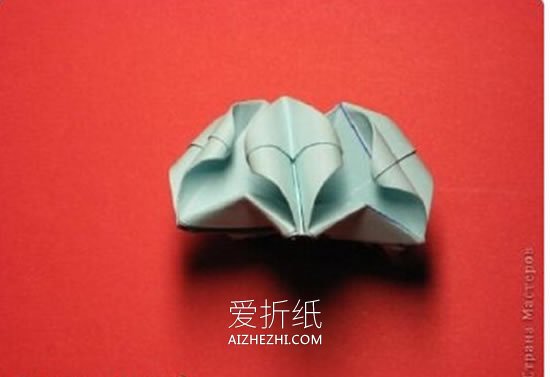 怎么做绿萝魔灵花球图解 手工绿萝花球的折法- www.aizhezhi.com