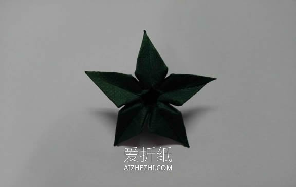 怎么折纸玫瑰花和花萼 手工制作玫瑰发箍做法- www.aizhezhi.com