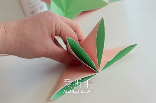 怎么简单折纸花的方法 儿童手工纸花的制作- www.aizhezhi.com