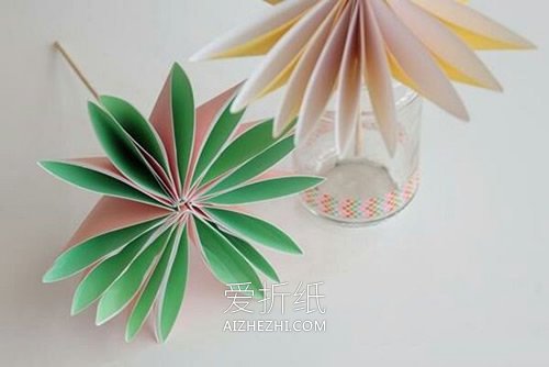 怎么简单折纸花的方法 儿童手工纸花的制作- www.aizhezhi.com