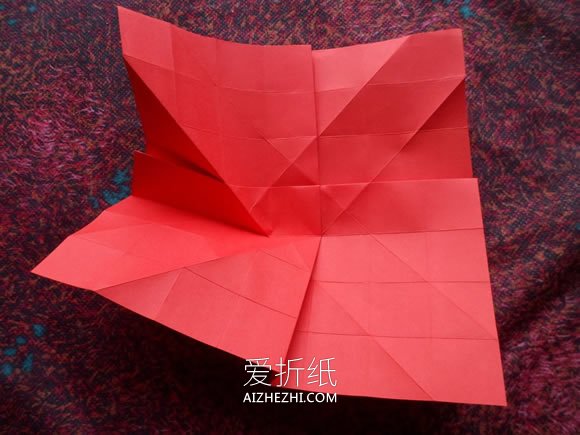 怎么折纸空心玫瑰花 手工玫瑰的折法详细过程- www.aizhezhi.com