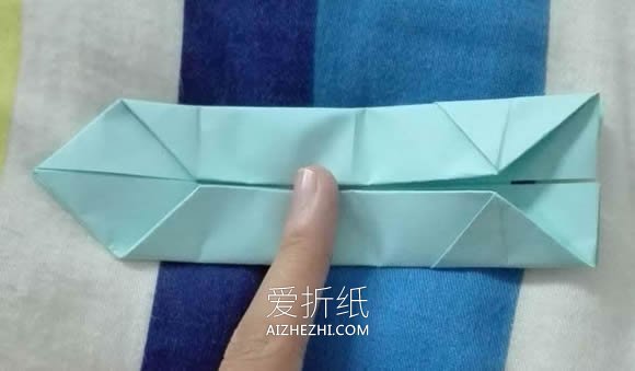 怎么用两张纸折纸小蜻蜓的简单折法图解- www.aizhezhi.com