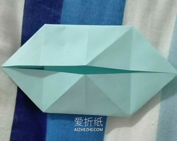 怎么用两张纸折纸小蜻蜓的简单折法图解- www.aizhezhi.com