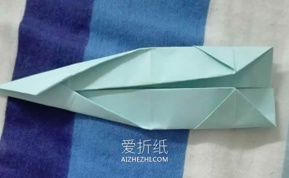 怎么用两张纸折纸小蜻蜓的简单折法图解- www.aizhezhi.com