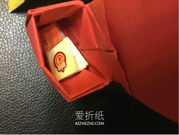 怎么手工折纸桌子、椅子、书包和迷你书图解- www.aizhezhi.com