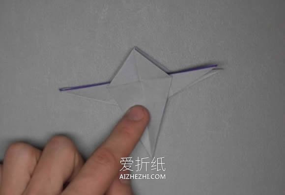 怎么折纸星球大战X翼星际战斗机的折法图解- www.aizhezhi.com