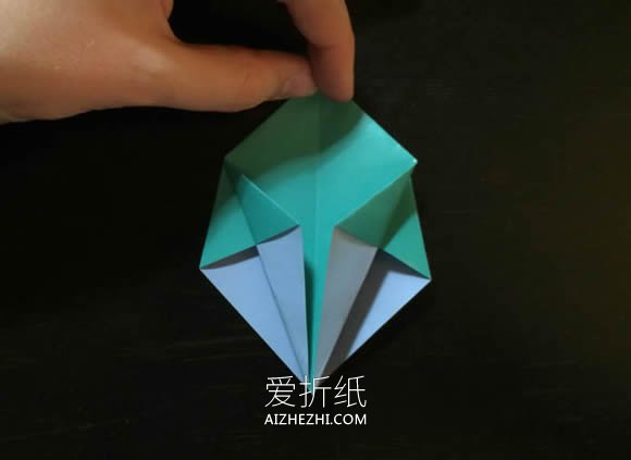 怎么折纸收纳盒的折法简单又漂亮图解- www.aizhezhi.com