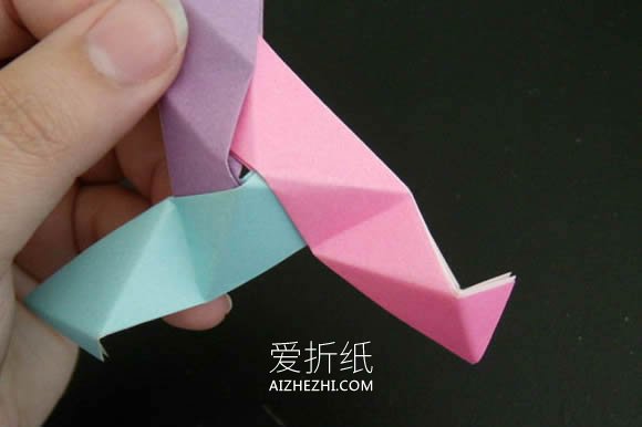 怎么折纸空心球体的折法步骤图解教程- www.aizhezhi.com