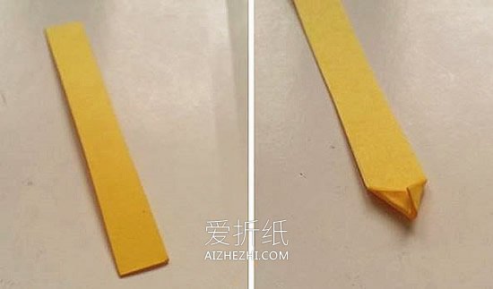 最简单马蹄莲怎么折的图解教程- www.aizhezhi.com