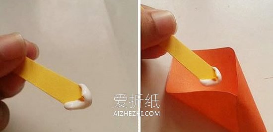 最简单马蹄莲怎么折的图解教程- www.aizhezhi.com