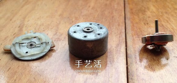 用旧马达DIY制作酷炫陀螺的方法教程- www.aizhezhi.com