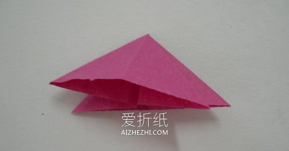 怎么折纸制作牵牛花贴画的方法图解- www.aizhezhi.com