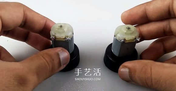 旧鼠标手工制作电动玩具车的教程- www.aizhezhi.com