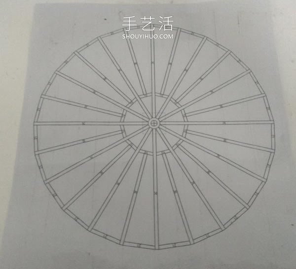 迷你水车模型制作方法带图纸- www.aizhezhi.com